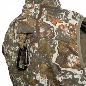 Gilet de chasse camouflage pour homme, sans manches, en softshell respirant, coton, coupe-vent, polyester, protection UV, uni/imprimé, été - Product Image 3