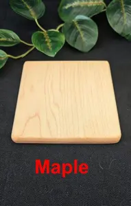Posavasos de Madera para Bebidas, Resistentes a los Arañazos, a las Manchas y Fáciles de Limpiar, Perfectos para Uso en Mesas Interiores y Exteriores - Product Image 4