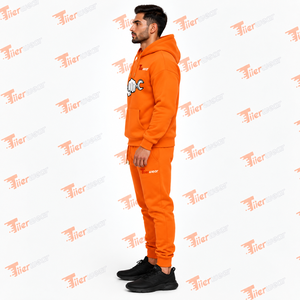 Custom Oversize Tracksuit Heavyweight Cotton Neoprene Sweatsuit Blank Hoodie and <b>Sweat</b> <b>Pants</b> Oversize <b>Sweat</b> Suits for <b>Men</b> - Product Image 4