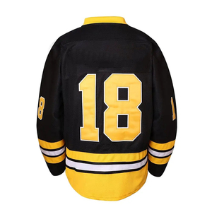 Maillot de hockey sur glace vierge personnalisable, imprimé par sublimation, respirant, 100 % polyester, vente en gros, pour équipes de hockey - Product Image 6