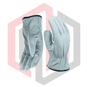 Gants de sécurité pour conducteur en cuir croûte, flexibles, respirants, résistants aux déchirures et à l'usure, isolants thermiques, antistatiques, pour la lutte contre les incendies - Product Image 4