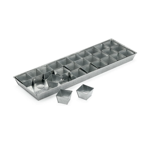 Bandeja de vivero decorativa de precio asequible, bandeja de semillas de vivero de alta calidad de 12 secciones de hierro galvanizado de Metal con mango de cuerda - Product Image 5