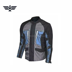 Chaqueta de Motociclismo Unisex para Aventura y Turismo, de Cuero/Cordura, Impermeable, Transpirable, de Secado Rápido, para Todas las Estaciones, Protectora, de Manga Larga - Product Image 3