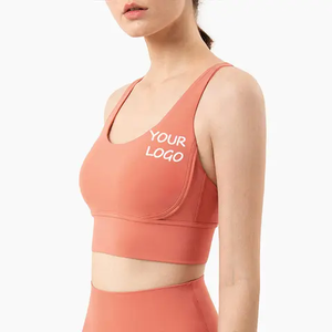 Venta al por Mayor de Sujetadores Deportivos de Nuevo Diseño, de Secado Rápido, para Yoga, Running, Fitness, Sin Costuras, para Mujer, con Logotipo Personalizado - Product Image 4