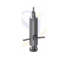 Pince à câble en laiton robuste pour système de suspension de luminaires suspendus, verrouillage de fil réglable - Product Image 1