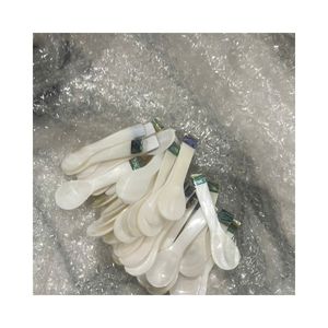 Cuillère en coquillage naturel, vaisselle artisanale en coquillages pour la cuisine, la salle à manger et les restaurants - Product Image 2