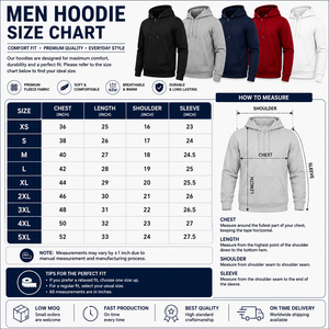 Sweat-shirt à capuche pour homme en molleton doux vert forêt, manches longues, avec poche kangourou, pour un usage quotidien décontracté - Product Image 5