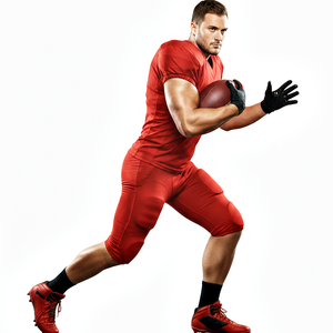 Camiseta con Cuello en V, Unisex, Calidad Premium, Uniforme de Fútbol Americano, Transpirable, Personalizable con Nombre de Jugador en la Parte Delantera, Gran Venta - Product Image 4