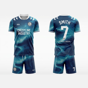 ชุดเสื้อฟุตบอลครีสท์ไลน์ อินดัสทรี แบบ unisex คอกลม พิมพ์ลายด้วยความร้อน ระบายเหงื่อได้ดี ชุดกีฬา - Product Image 5