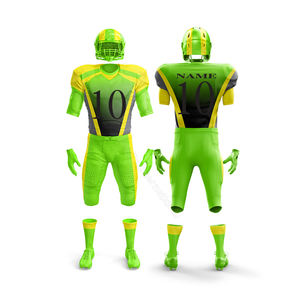 Conjunto de Uniforme de Fútbol Americano para Jugadores Adultos, Jersey Ligero y Pantalones Cortos, Equipación Profesional con Protección UV - Product Image 6