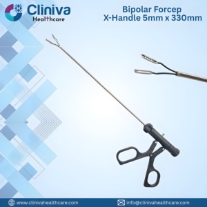 <b>Laparoscopic</b> X handle Bipolar Forceps 5mmx330mm Surgical <b>Instruments</b> High Quality Reusable Surgical <b>Instruments</b> - Product Image 1