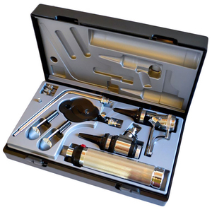 Kit de Instrumentos de Examen Diagnóstico ENT, Hojas Curvas y Rectas Manuales de Acero Inoxidable, Herramientas Quirúrgicas Reutilizables, Set Médico - Product Image 1