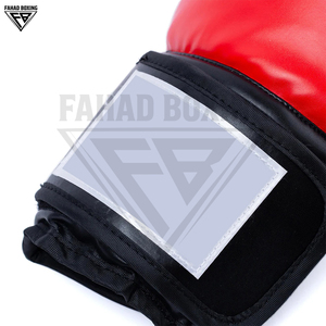 Guantes de Boxeo Rojos Duraderos, Novedad en Guantes de Combate Muay Thai, con Absorción de Impactos y Soporte para Muñeca, Material PU, Venta al Por Mayor - Product Image 5