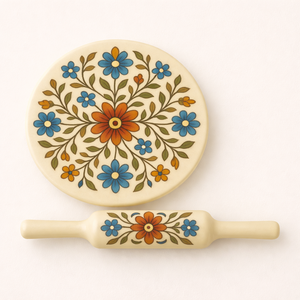 Rouleau à pâtisserie écologique Chakla Belan en marbre, bois et métal pour la pâtisserie au meilleur prix - Product Image 2