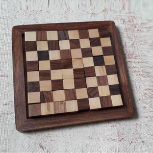 Wooden Triangular <b>Puzzle</b> Board Game With Colorful Dots Interactive Tabletop Brain Teaser Toy For Logic Skill Development Play - Product Image 6