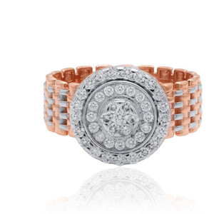 Anillo de Oro Rosa de 14 Quilates para Hombre, 5.490 Gramos, Calidad Profesional Certificada, para Distribuidores Internacionales de Joyería de Oro - Product Image 2
