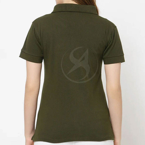 Impression de logo personnalisée, polos à manches courtes pour femmes, polos décontractés de haute qualité, respirants, en tricot - Product Image 3
