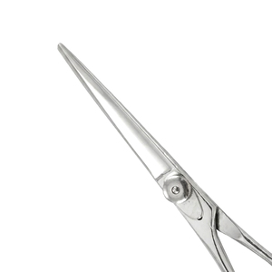 Ciseaux à effiler professionnels en acier inoxydable à lame tranchante, plaqué or rose 18 carats, avec manche ergonomique en céramique, pour droitiers, destinés aux coiffeurs - Product Image 6