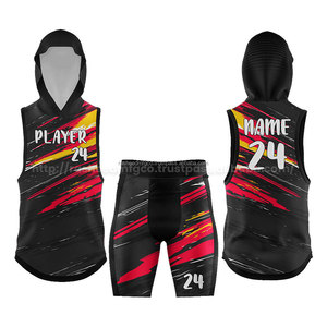 Pro Custom 7on7 Football Uniforms Mens Team Jerseys <b>Shorts</b> Set Breathable Mesh Quick Dry 100% <b>Polyester</b> Plus Size Training Wears - Product Image 4