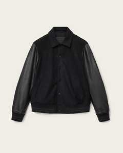 Veste d'hiver en cuir véritable de luxe pour homme, coupe ajustée, style motard décontracté, fabrication OEM haut de gamme, service d'échantillonnage disponible - Product Image 1