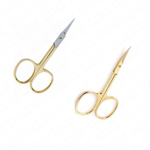 Ciseaux à cuticules professionnels de haute qualité, en acier inoxydable, avec manche doré, pour manucure et soins des ongles, vente en gros - Product Image 5