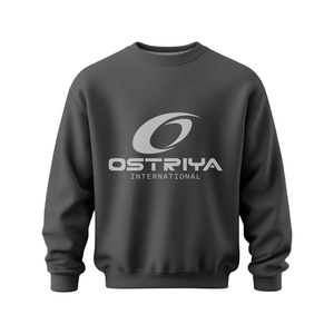 Sudadera de Invierno para Hombre al por Mayor, Estilo Urbano, Cuello Redondo, Corte Regular, 100% Algodón, Tejido de Felpa, Diseño Personalizado - Product Image 1