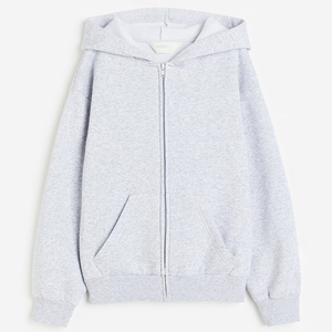 Sweat-shirt à capuche zippé personnalisé avec logo, poches avant, manches longues, style décontracté basique pour adultes, streetwear, vente en gros - Product Image 5