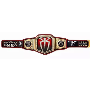 Customized <strong>Undisputed</strong> <strong>WWE</strong> Universal Champion <strong>Belt</strong> Alloy Plate Buckle Heat Transfer Printed Red Black Gold - Product Image 3