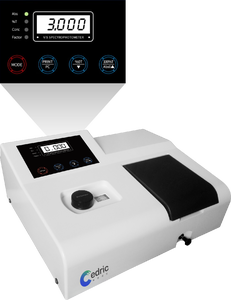 可见分光光度计350-1020nm自动分析仪器，用于实验室Cedric的数据存储和动力学测试 - Product Image 3