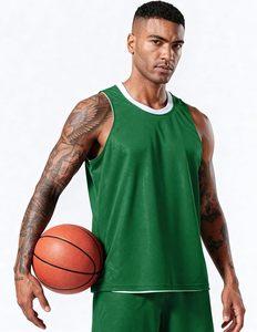 1 Conjunto de Camiseta y Pantalones Cortos de Baloncesto Reversibles para Hombre, Uniformes Deportivos Personalizados de Doble Cara para Prácticas Deportivas en Equipo - Product Image 3