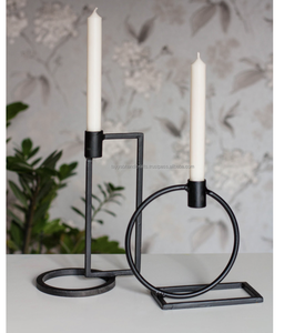 Candelabro de Metal de tallo largo para decoración del hogar, candelabro hecho a mano, candelabro de 4 brazos para boda DE LA India - Product Image 4