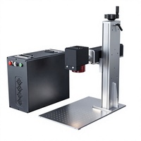 Sistema Portátil de Grabado Láser de Fibra con Pantalla de Cámara CCD y Fuente Láser JPT de 30W 60W