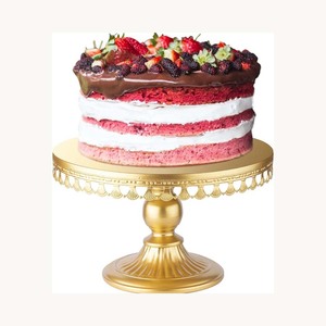 Metal Non-Stick <b>White</b> 2-Piece <b>Cake</b> Pedestal <b>Stand</b> Stylish New Design Customized Dessert Serving Holder New Arrival Collection - Product Image 5