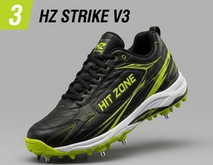 HIT ZONE Elite Cricket Spike Footwear Lace-Up Closure Double-Stitched Durable Customizable for Cricket Practice Batting <b>Bowling</b> - Product Image 2