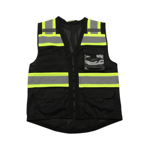 เสื้อกั๊กนิรภัยสะท้อนแสงโพลีเอสเตอร์กันน้ำระดับ 2 ของ SELF INDUSTRIES พร้อมโลโก้สั่งทำพิเศษ มองเห็นได้ชัดเจน - Product Image 1