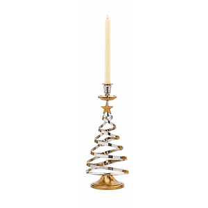 Porte-bougie de Noël vintage doré, bougeoir en métal pour décoration de table de mariage, prix de gros - Product Image 3