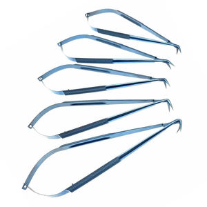 Tijeras Microquirúrgicas Surginexa de Alta Calidad, Tijeras Anguladas para Neurocirugía y Cirugía Cardiovascular, Certificación CE, Deluxe - Product Image 1