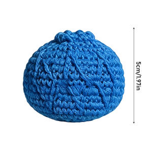 ลูกบอลกีฬาถักนิตติ้งสีส้ม สไตล์คลาสสิก - Product Image 6