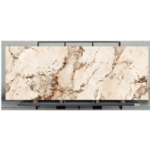 Baldosa de Porcelana de Gran Formato con Aspecto de Mármol, Color Vainilla Ónix, Baldosa de Cerámica de Gran Tamaño para Paredes y Pisos - Product Image 1