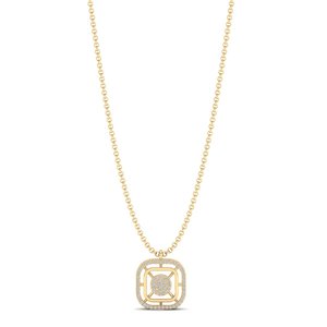 REYES Lujosos Collares con Colgante de Moissanita Certificada GRA en Oro Sólido de 14K para Mujer, Precio de Fábrica, Joyería Fina Chapada en Rodio - Product Image 6