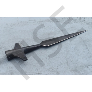 Lance décorative médiévale forgée à la main avec embout et capuchon |   Historique - Product Image 2