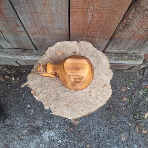 Wooden Kuksa <b>Camping</b> <b>Cup</b> Traditional Scandinavian Mug Handmade Natural Wood Coffee Drinking Bowl - Product Image 3