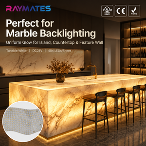 Feuille LED découpable 576 LED 24V 18,5W, feuille de rétroéclairage haute densité pliable pour comptoir de cuisine en marbre, garantie 5 ans - Product Image 1