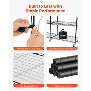 Support de plantes d'intérieur à 6 niveaux à double rangée, lampes de culture à spectre complet de 200 W, support de pot de fleurs en métal de 71 pouces de haut, support de semis avec minuterie - Product Image 5