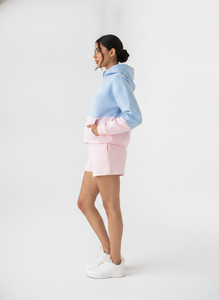 เสื้อฮู้ดผู้หญิงสไตล์ Styliro แบบ Color Block มีกระเป๋า ผ้าฟลีซ 100% ผ้าฝ้าย ปักลาย สวมใส่สบายสำหรับฤดูหนาว - Product Image 3