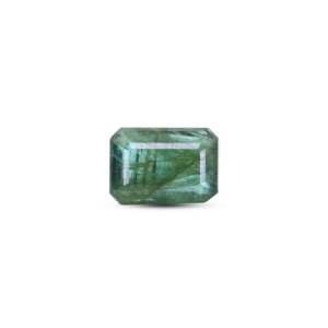 Zambian Emerald 12.15 Carat Loose Gemstone Emerald Cut Faceted for Fine Jewelry - Product Image 1