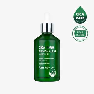 Farmstay 100ml Cica Farm Blemish Clear Ampoule Ingrédient Principal Centella pour le Visage Zone Cible - Product Image 1