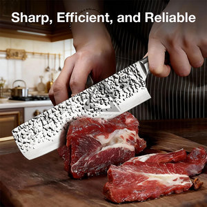 Couteaux de cuisine de chef de style japonais de qualité supérieure en gros, en acier inoxydable de haute qualité, faits à la main, ambidextres, marque privée - Product Image 3