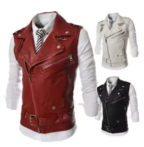 Nuevo Chaleco Medieval Vintage para Hombre, de Cuero Sintético, Transpirable, Casual, sin Mangas, para Disfraz de Caballero - Product Image 2