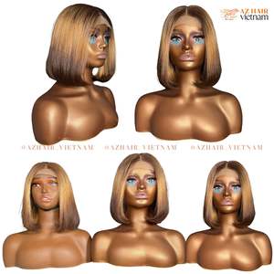 2024 vente chaude vietnamien vierge cheveux humains Bob perruque Double trame os droite couleur perruque vendeurs Extensions de cheveux humains - Product Image 6